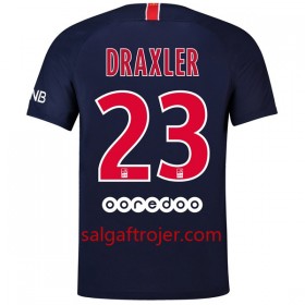 Paris Saint-Germain Fodboldtrøjer Draxler 23 Hjemmebanesæt 2018/19 Kort ærmer
